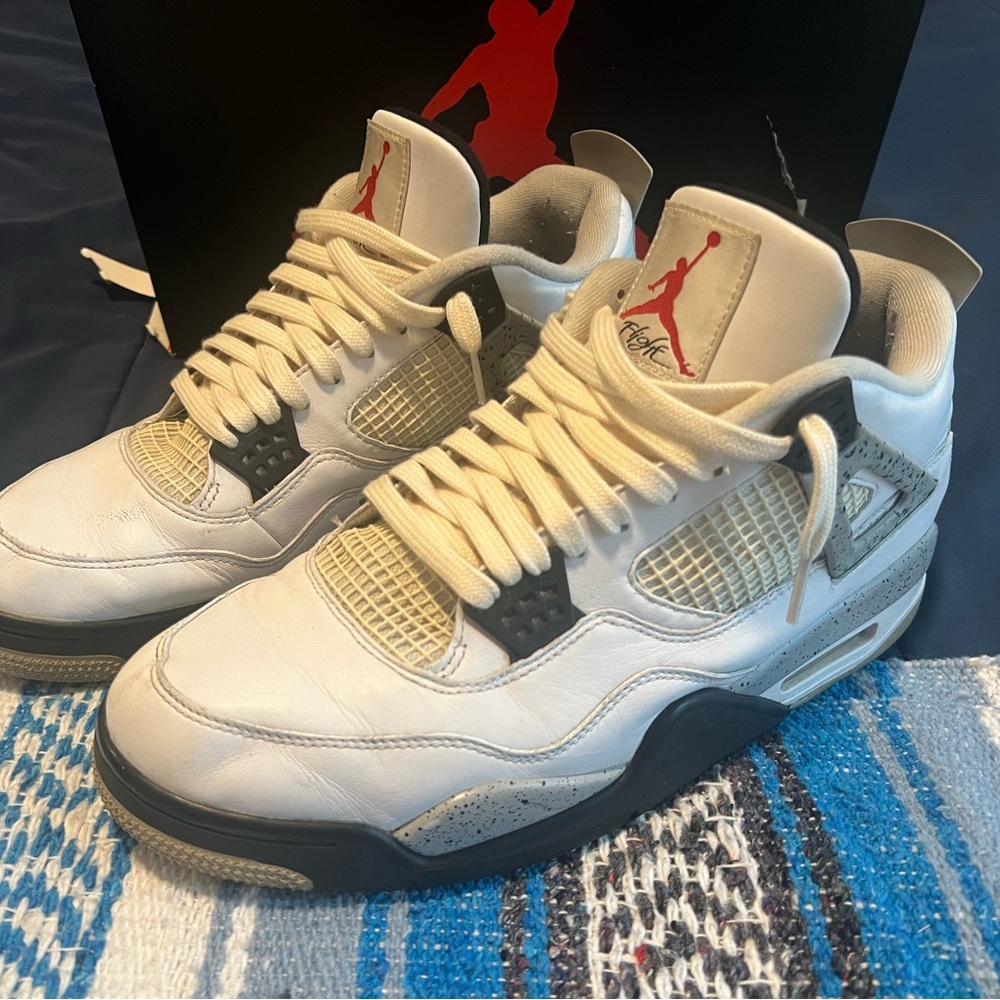 Air Jordan 4 Cement 2016 Size 13 White Retro OG